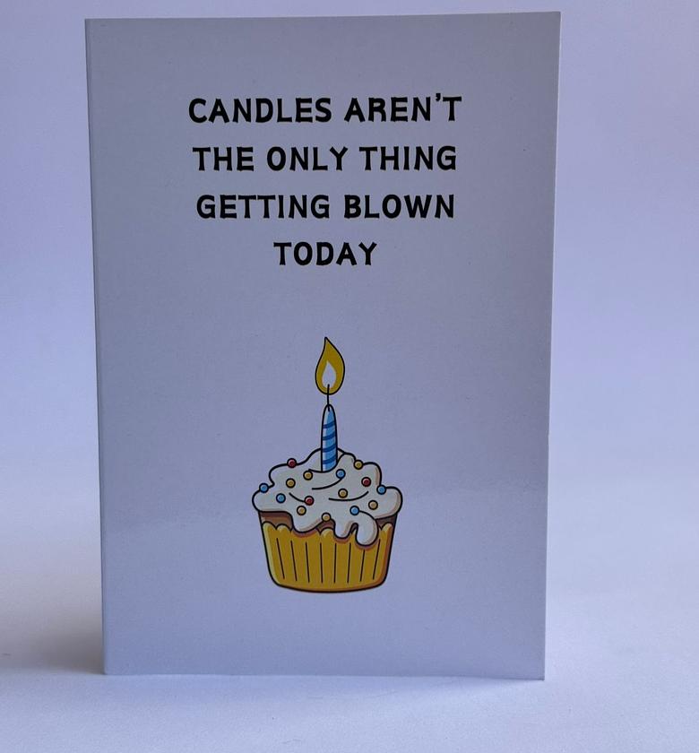 Flirty Birthday Card image