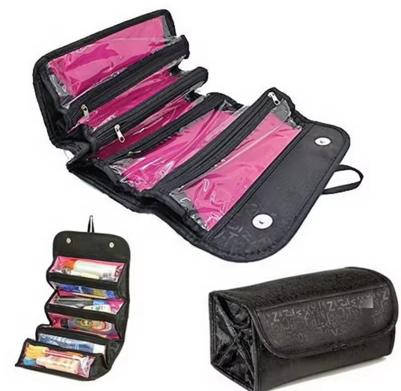 Roll N Go Cosmetics Or Toiletries Or Makeup Organizer image