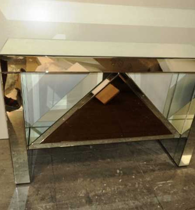 MIRROR CONSOLE
 SILVER &  image