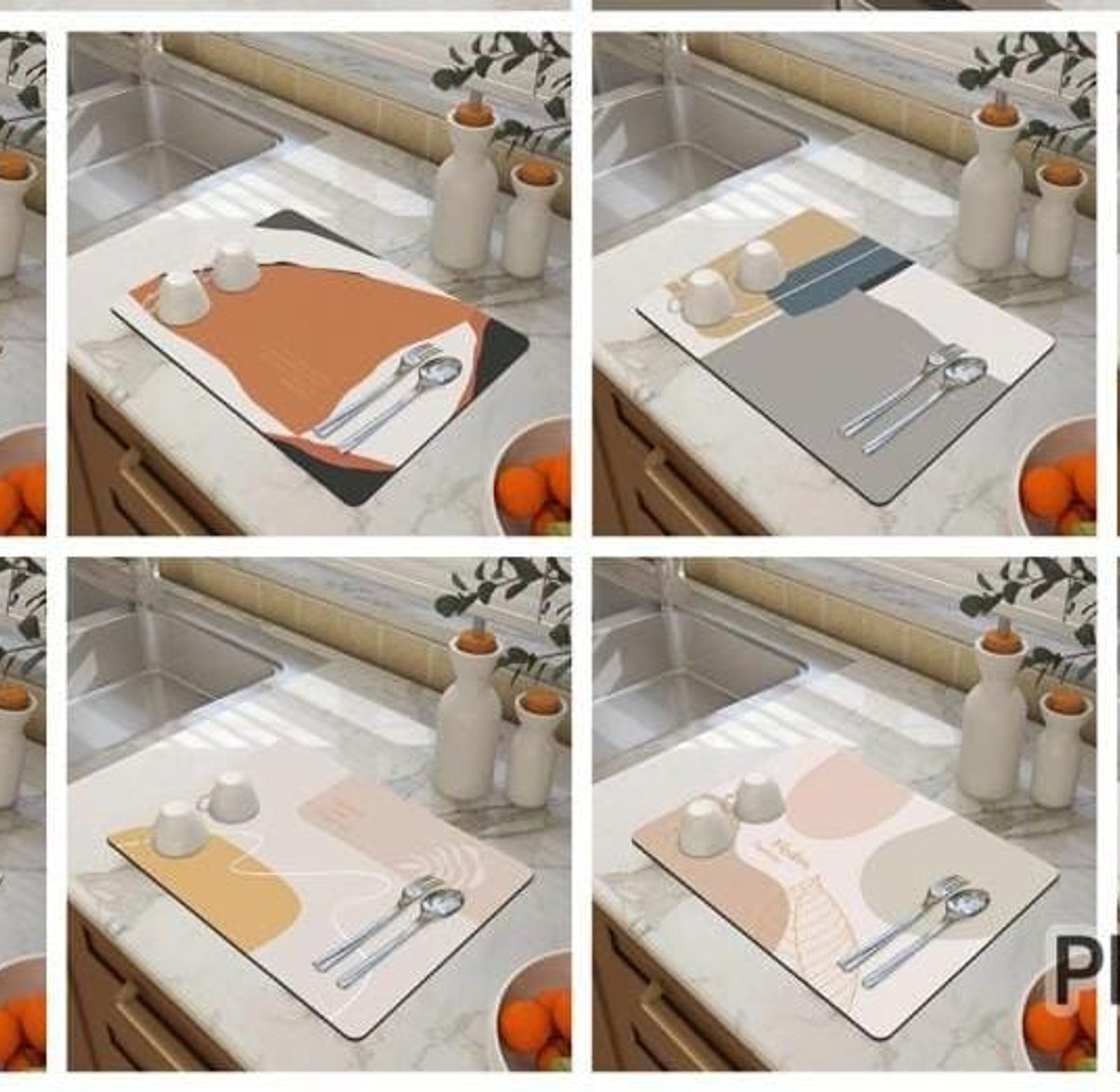 Kitchen Dish Drying / Sink Drainage Mat image