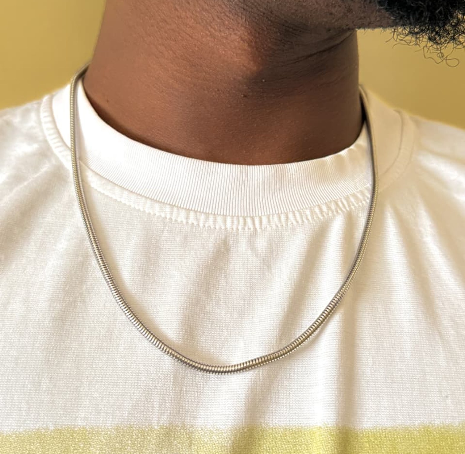 Hollow chain silver image