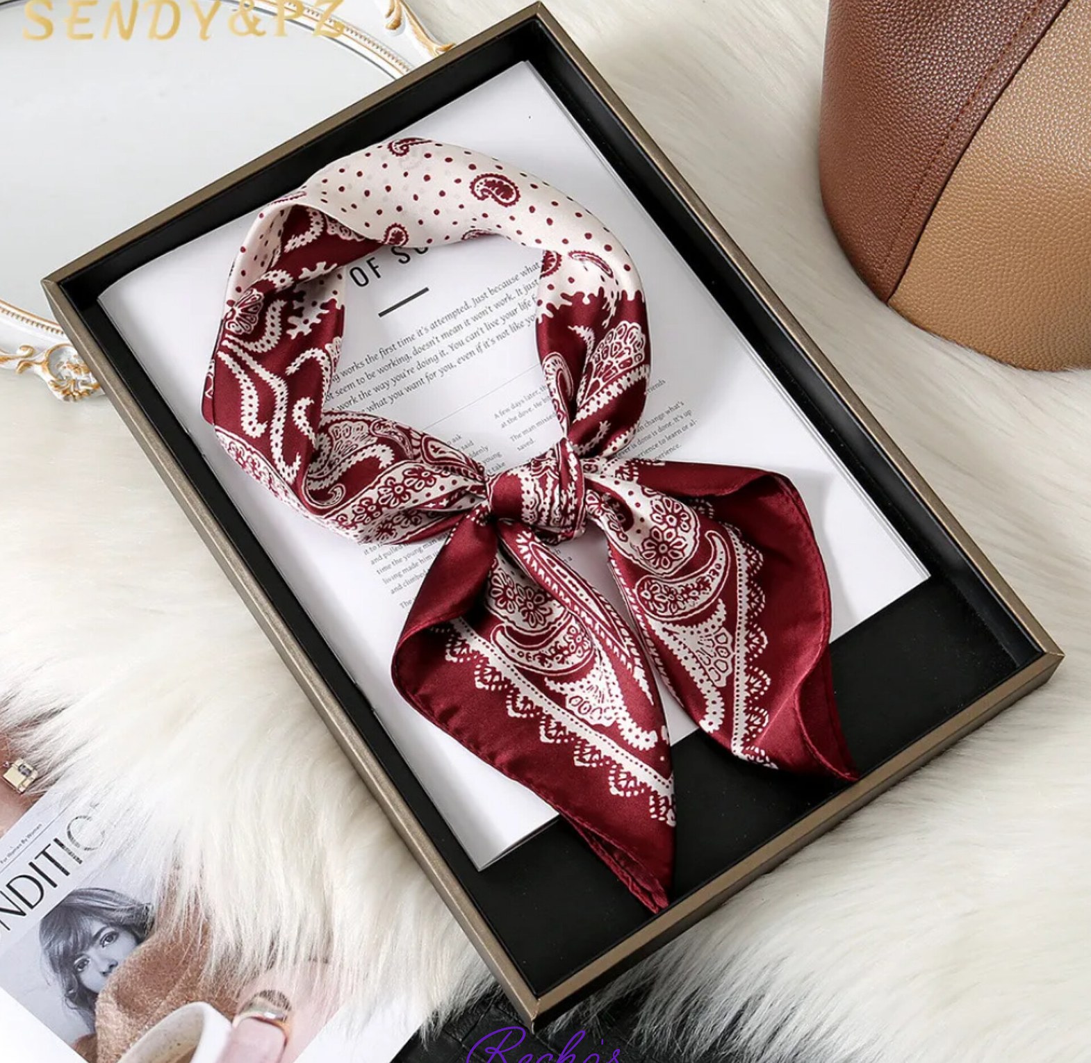 Printed neck scarves  image