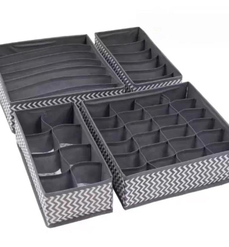 4 in 1 foldable undergarments organizer image