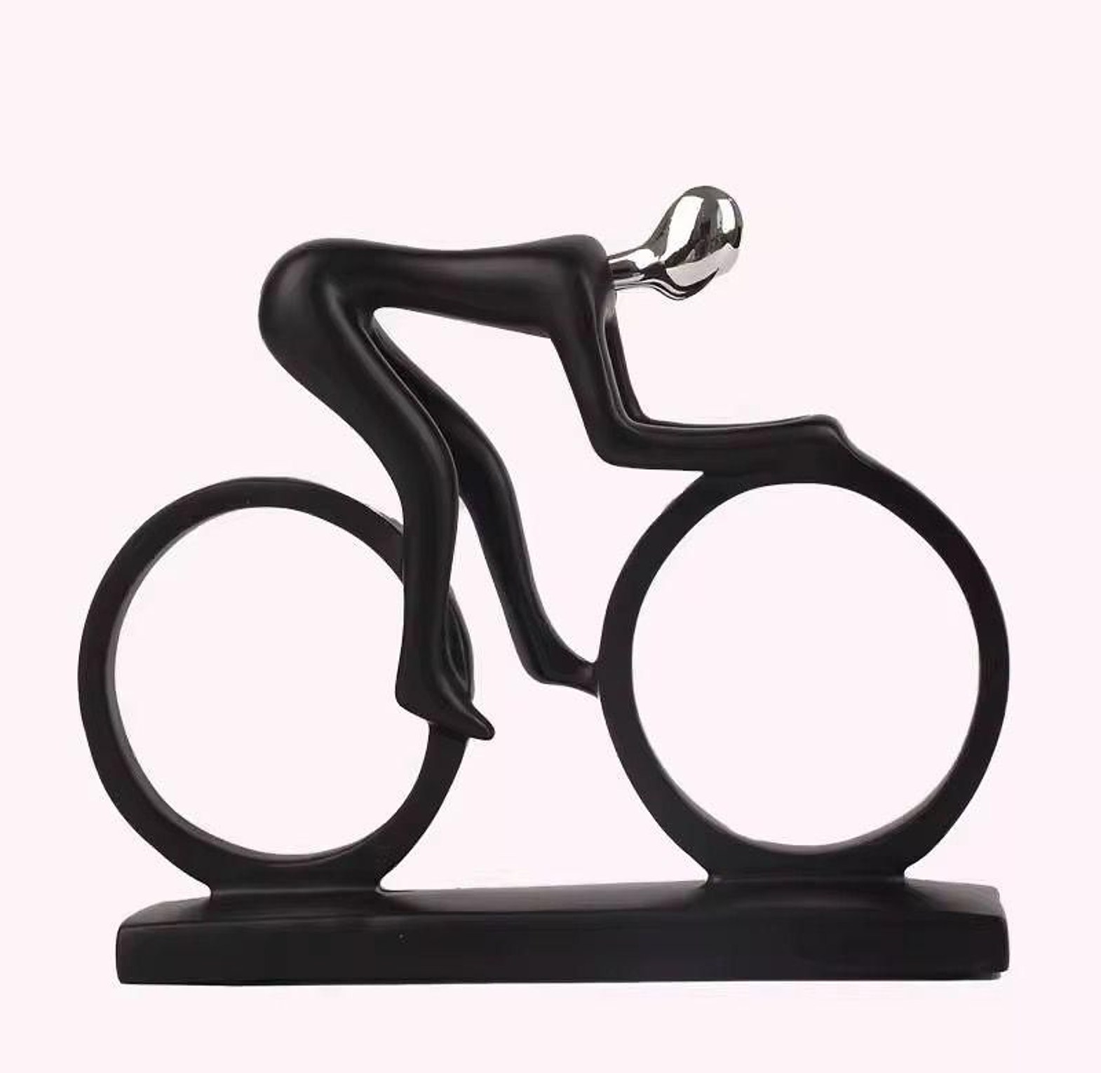 Ceramic Bicycle Sculpture Décor Piece image