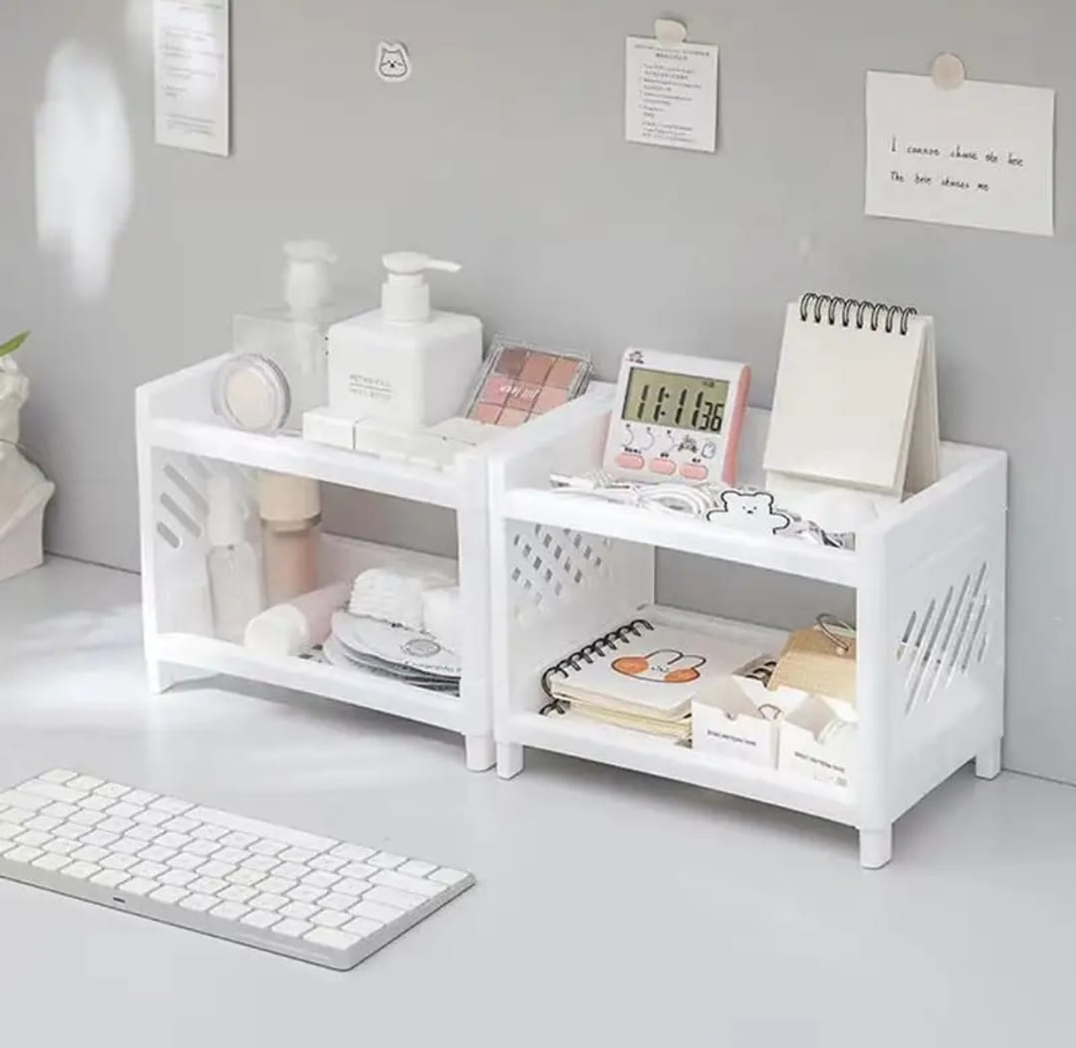 Double Layer Desktop Storage Rack image