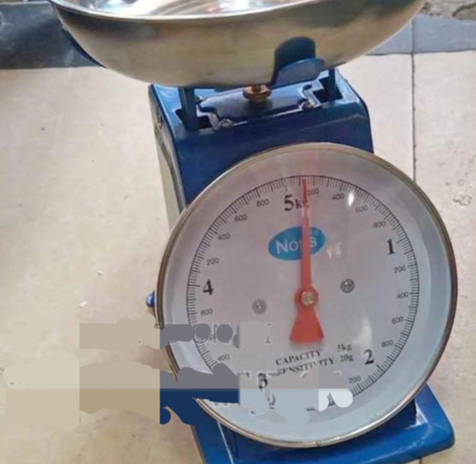 5kg analogue scale image