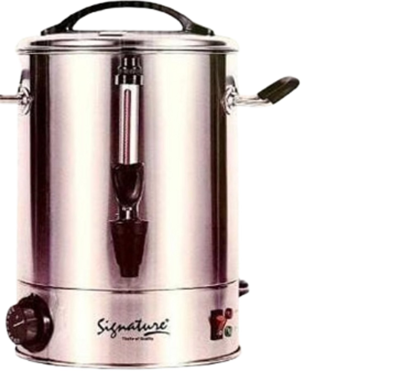 Electric Tea Urn. Commercial/House Use Signature STAINLESS STEEL DOUBLE WALL TEA URN NON ELECTRIC 20L image