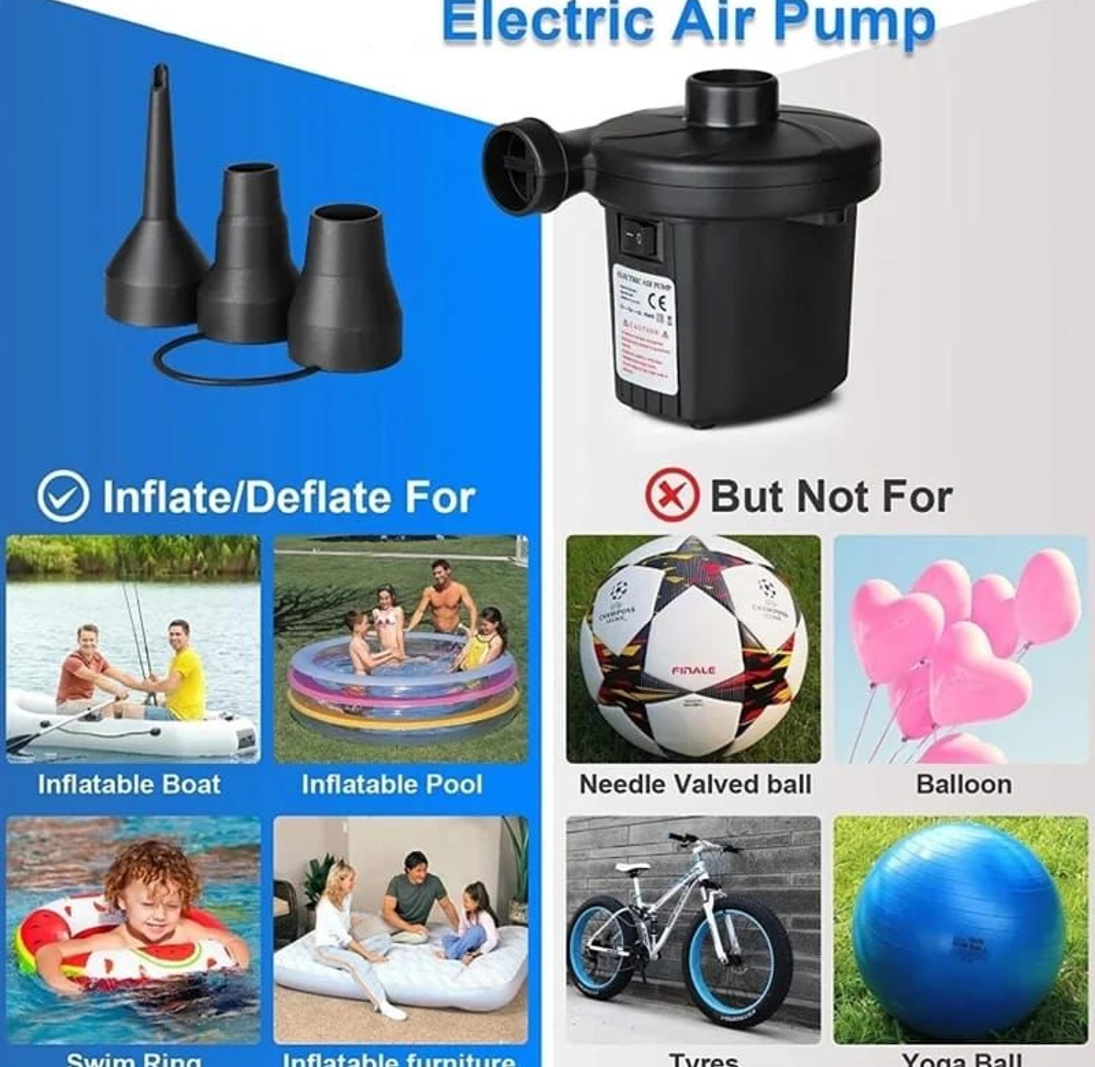 Electric Air Pump Inflator/Deflator image