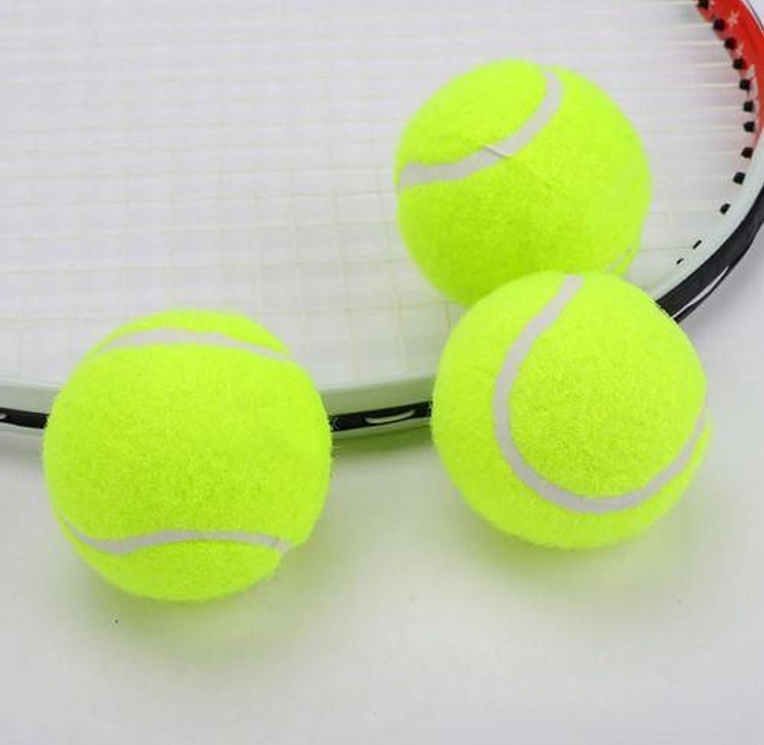 Tennis balls. 3pcs Training And Playing Tennis Balls (3pcs) image