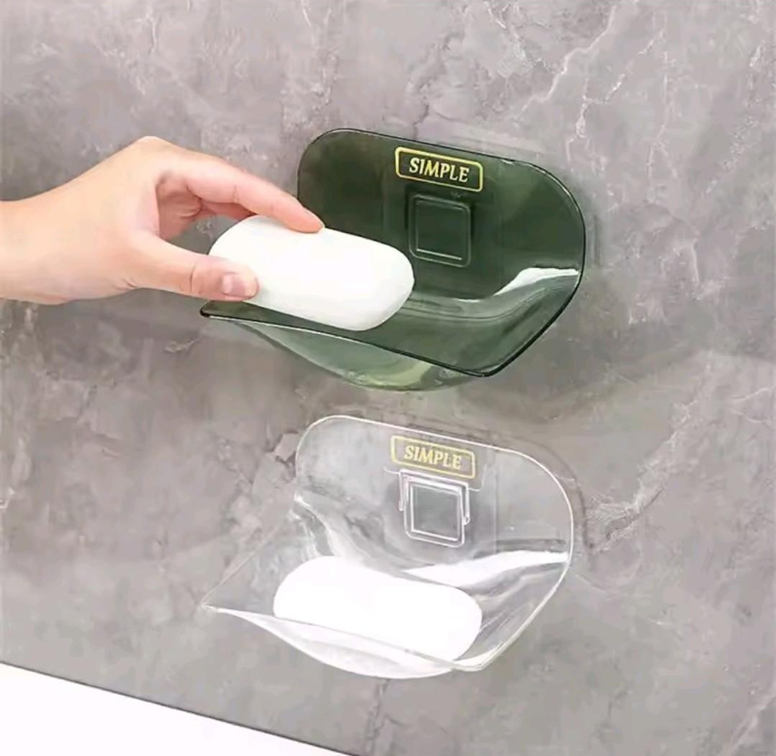 Wall Mounted No-Drill Soap Rack image