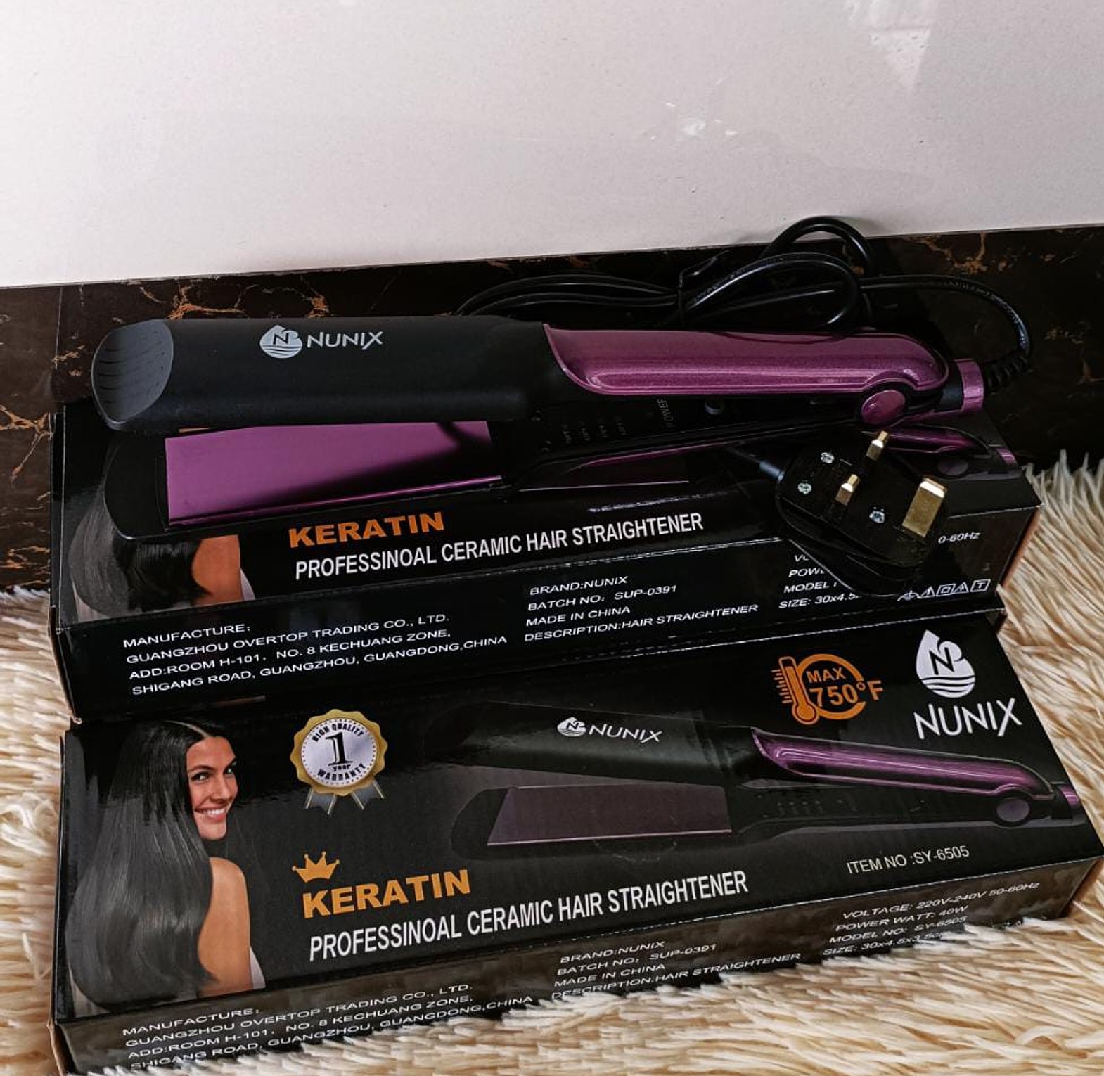 Nunix Professional Hair Straightener Flat Iron image