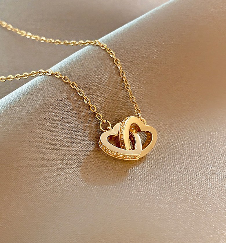 Crystal love necklace  image