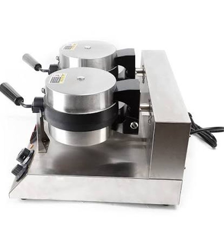 Commercial double waffle baker image