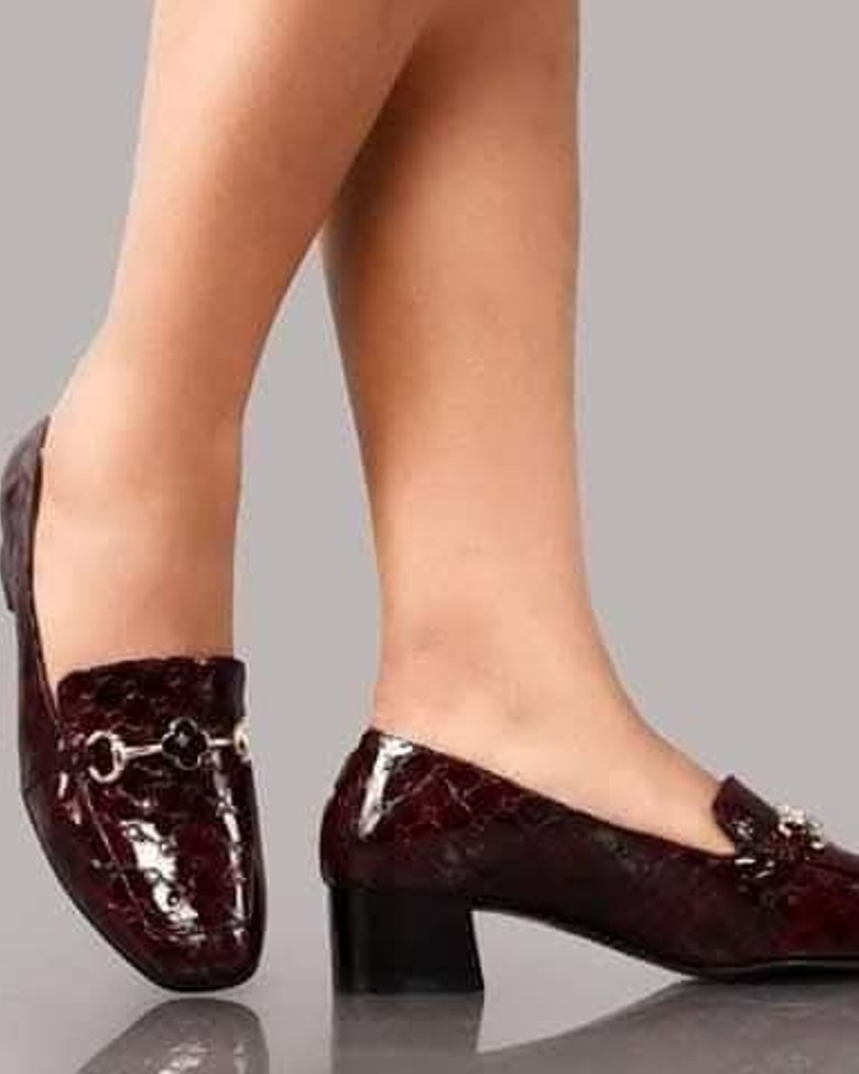 Premium Turkish Pure Leather Classic Maroon Shoes image