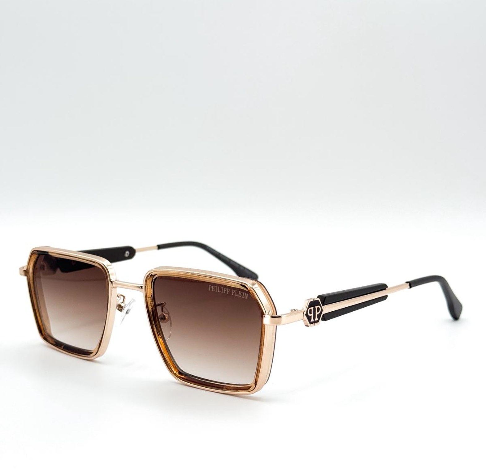 Plein Hexagon Gold Aviator sunglasses image