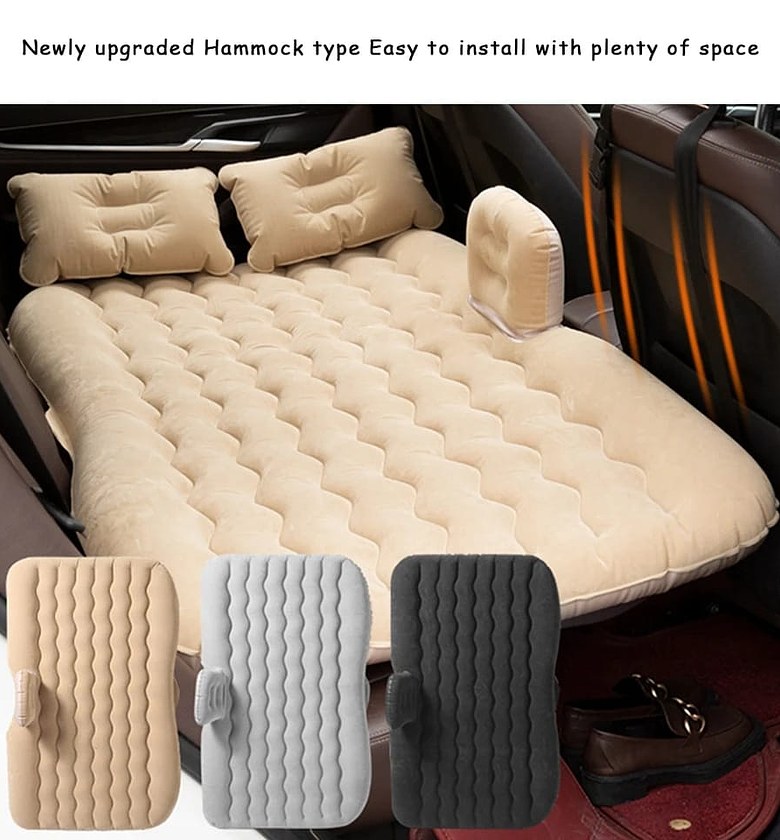 Portable Inflatable Car Back Seat Mattress image