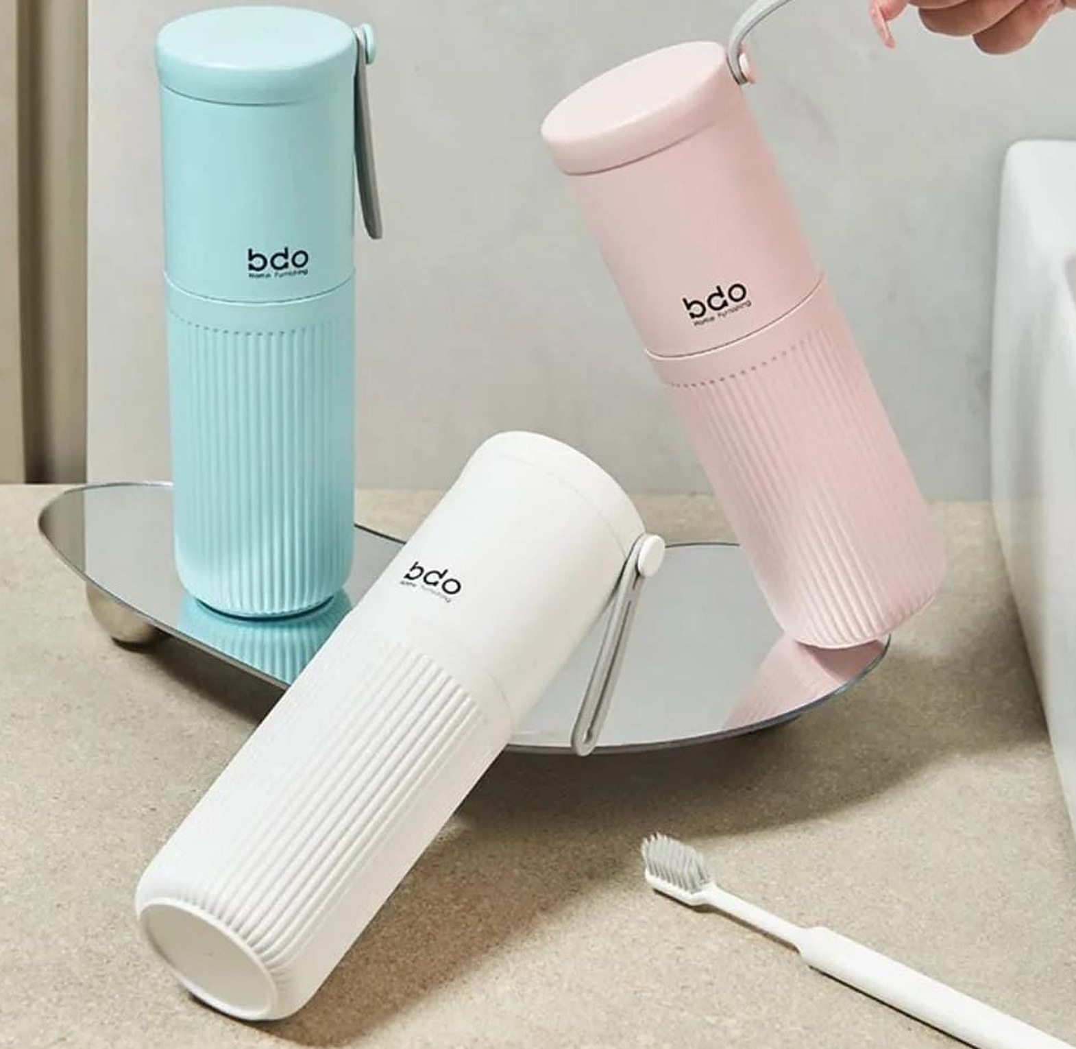 Travel toothbrush holder image