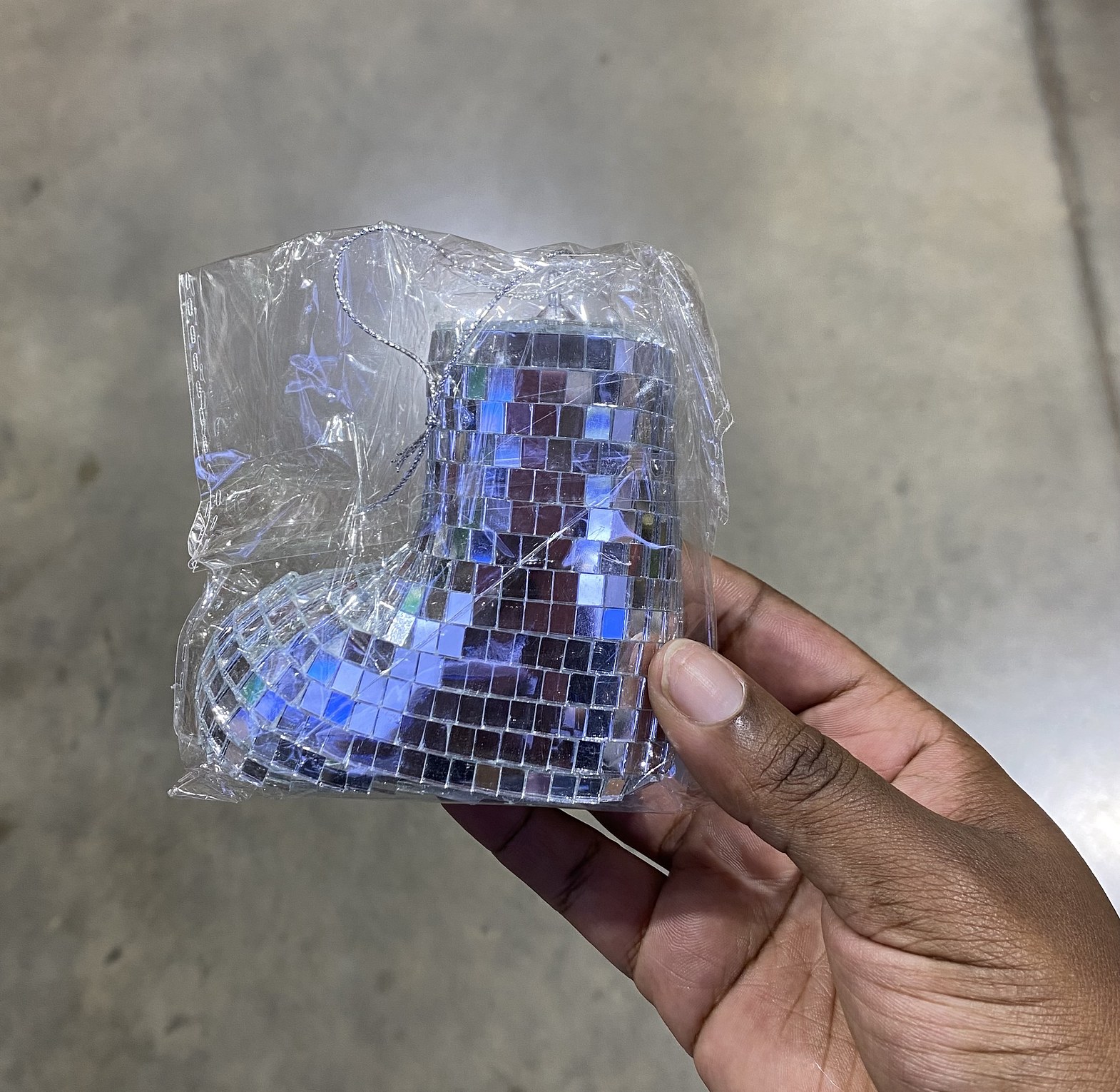 Christmas pendant disco boot  image