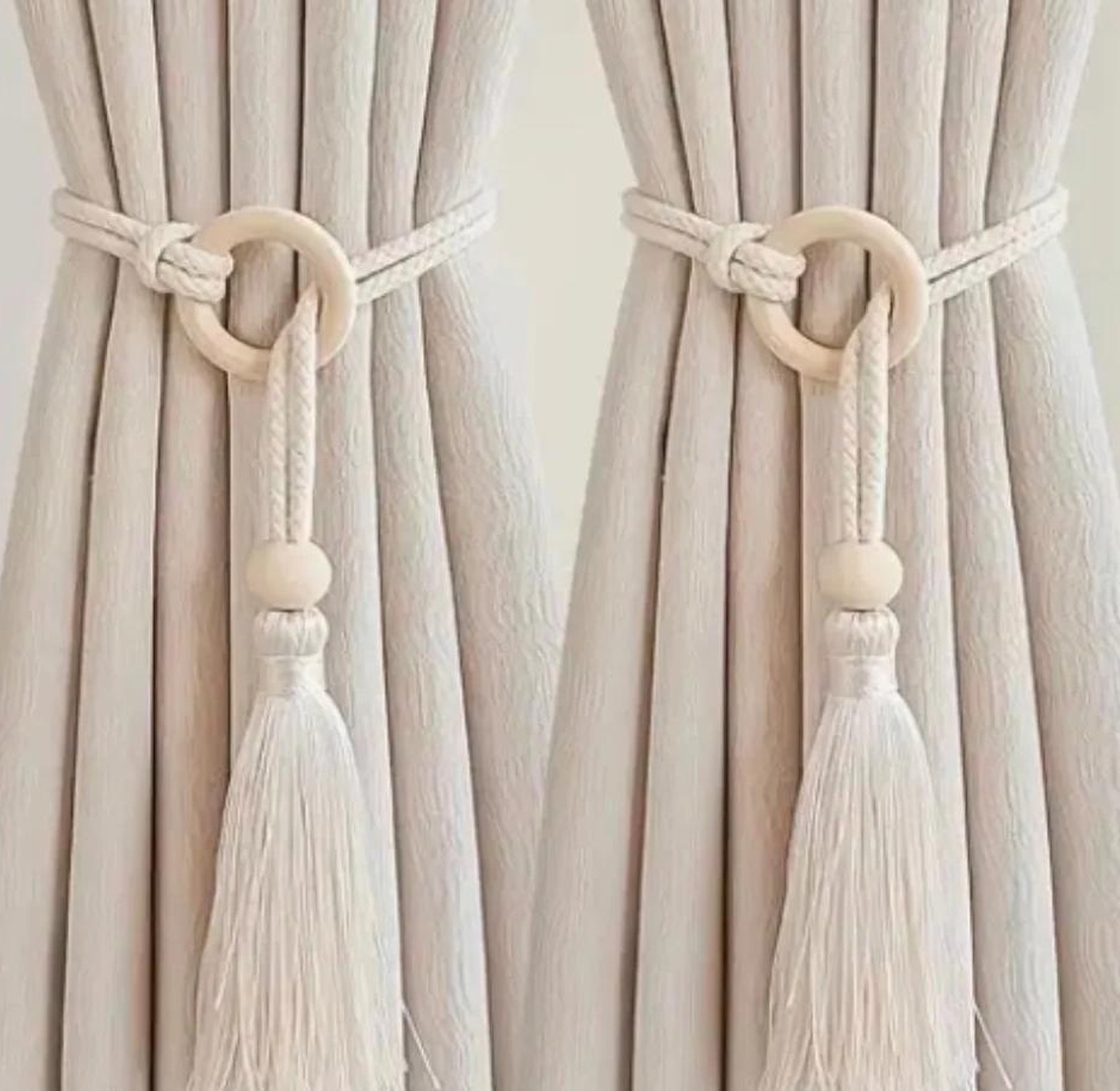 2pcs curtain tassel holdbacks image