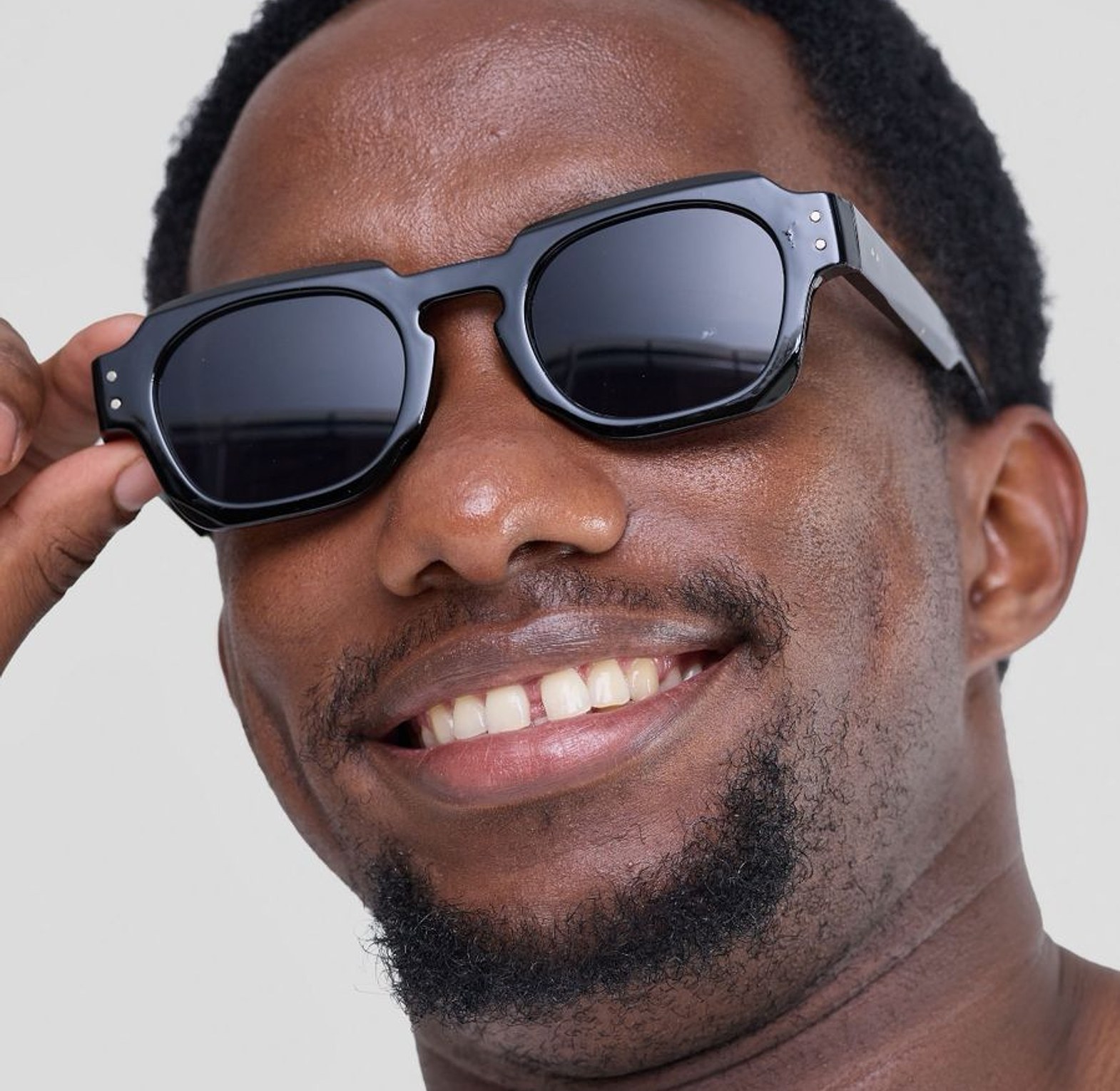 Moscot Black Urban Block Shades image