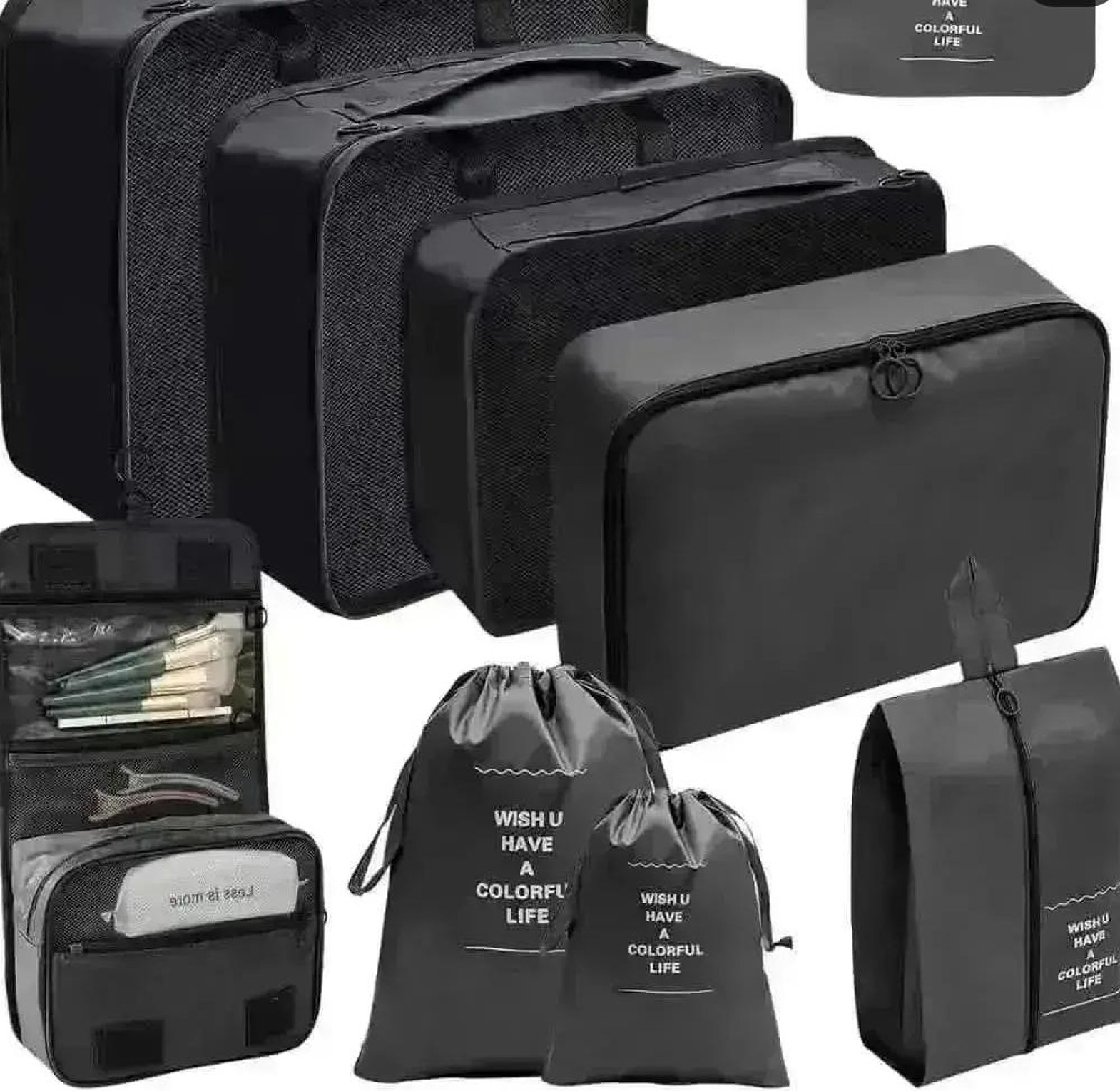 9pcs Luggage Travel Organizers For Suitcase image