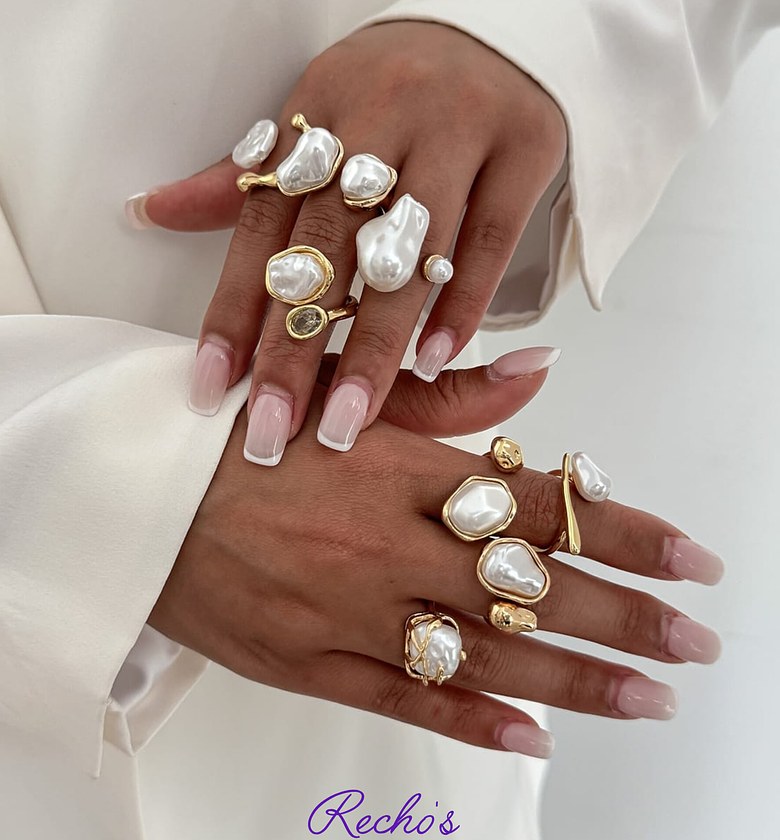 Full pearl ringset  image