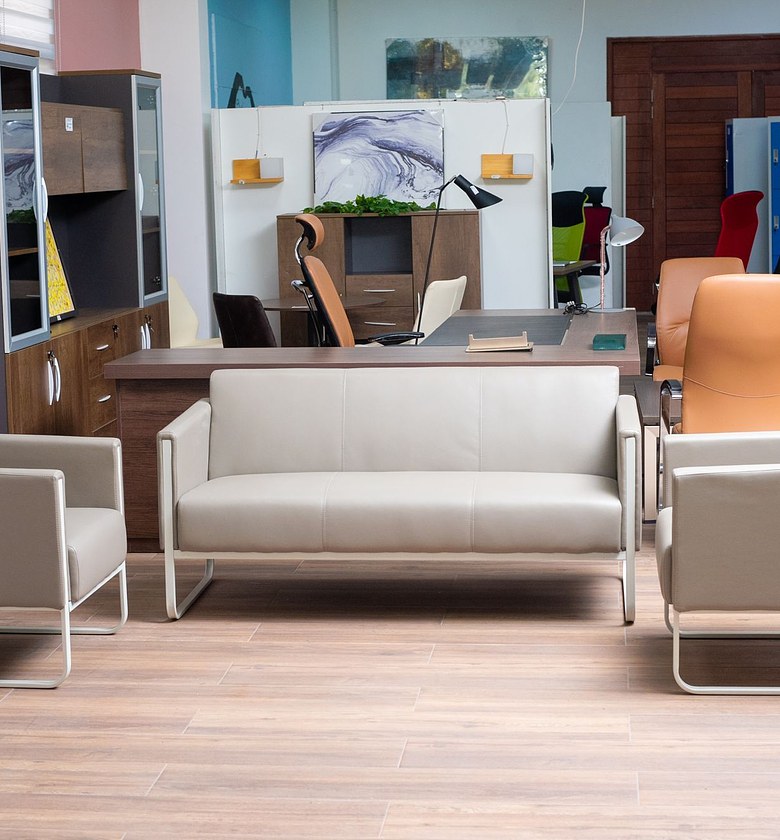 OFFICE SOFA 3+1+1 CLR GRE image