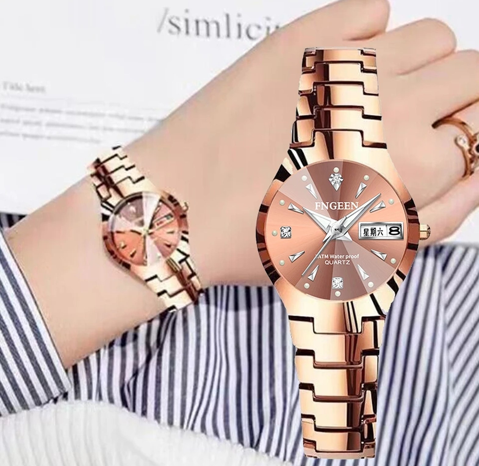 Rose Gold women's watch image