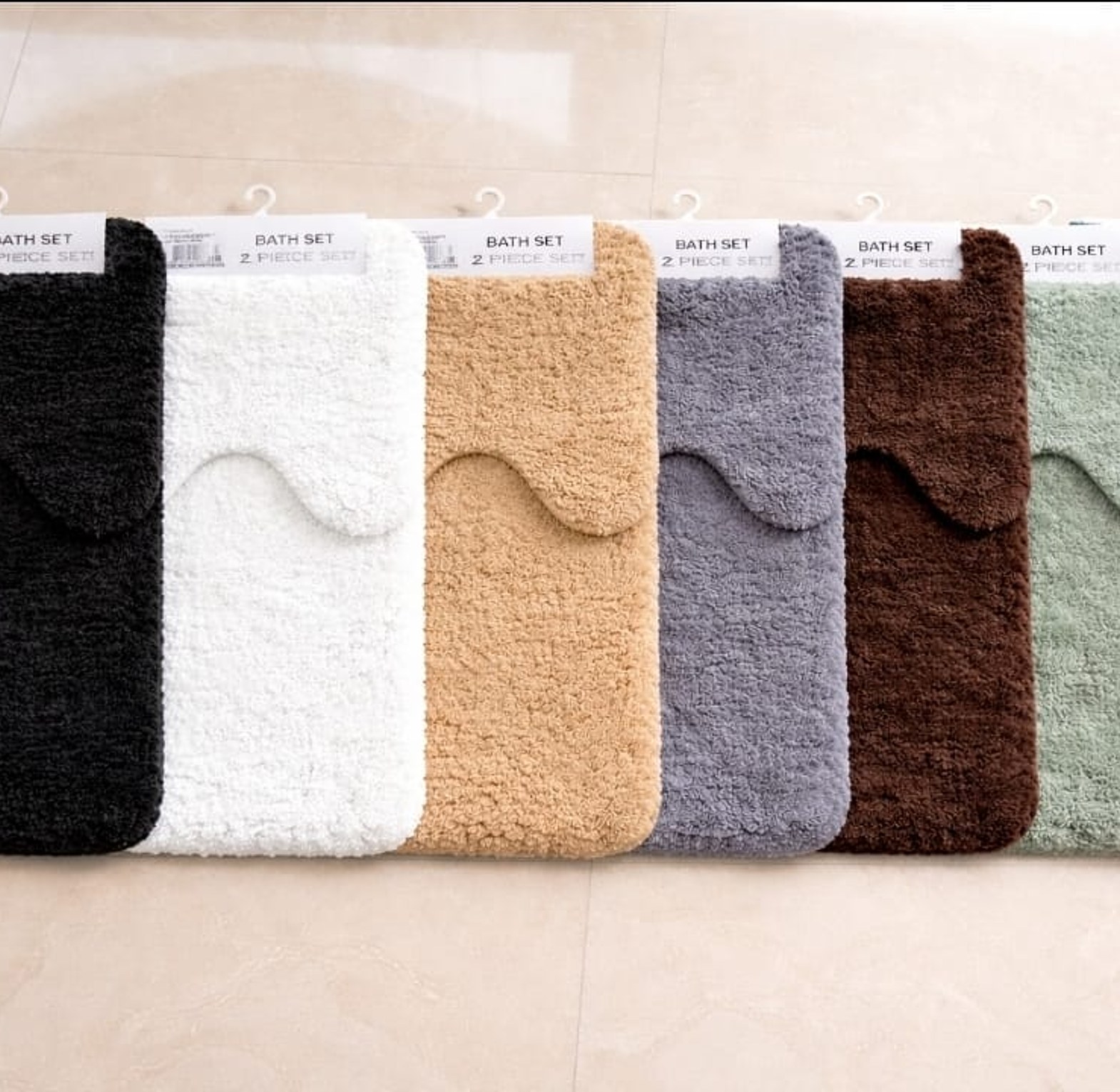 2pc Toilet mats image