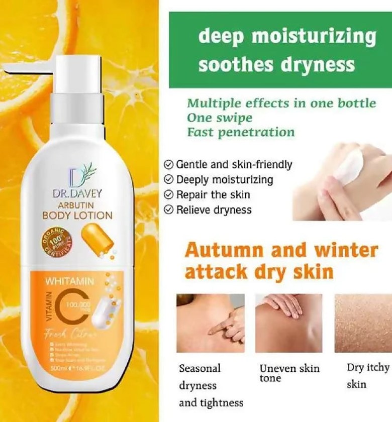 Dr Davey arbutin body lotion  image