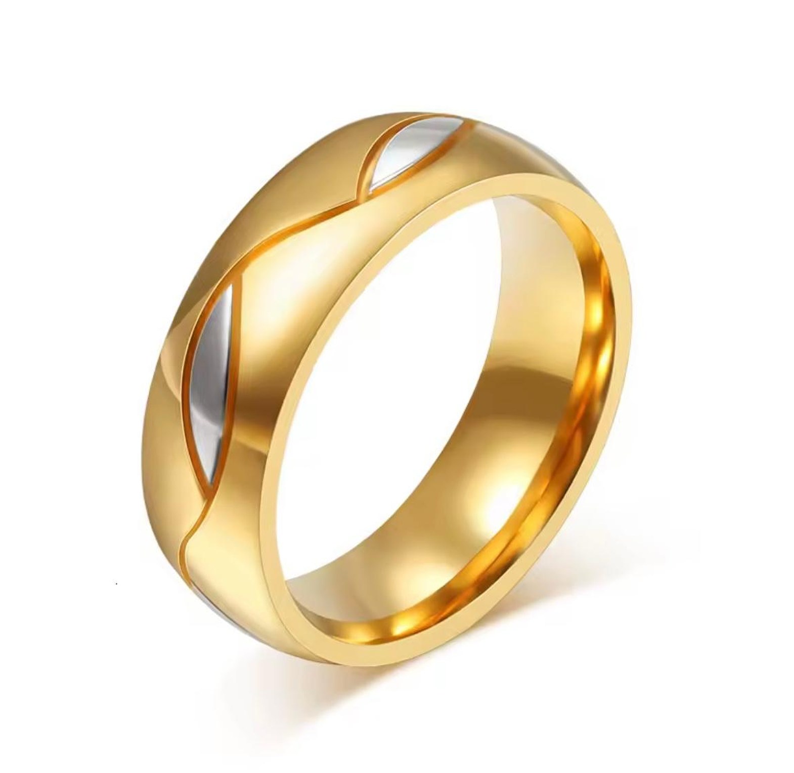 The Gilded Crest Couple Band Set image