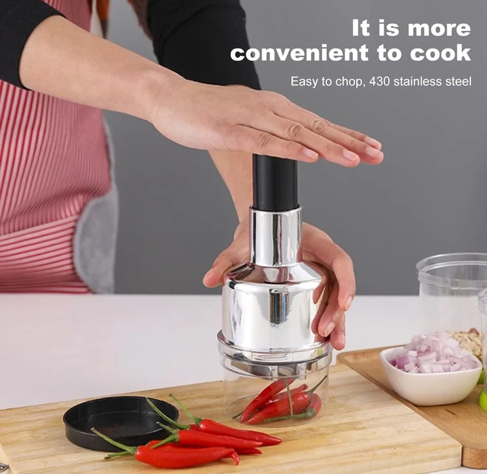 Manual Garlic Press Squeezer  image