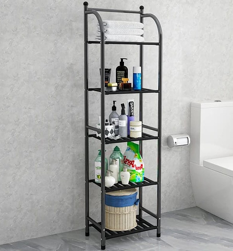 Simple 5 layers floor storage rack image