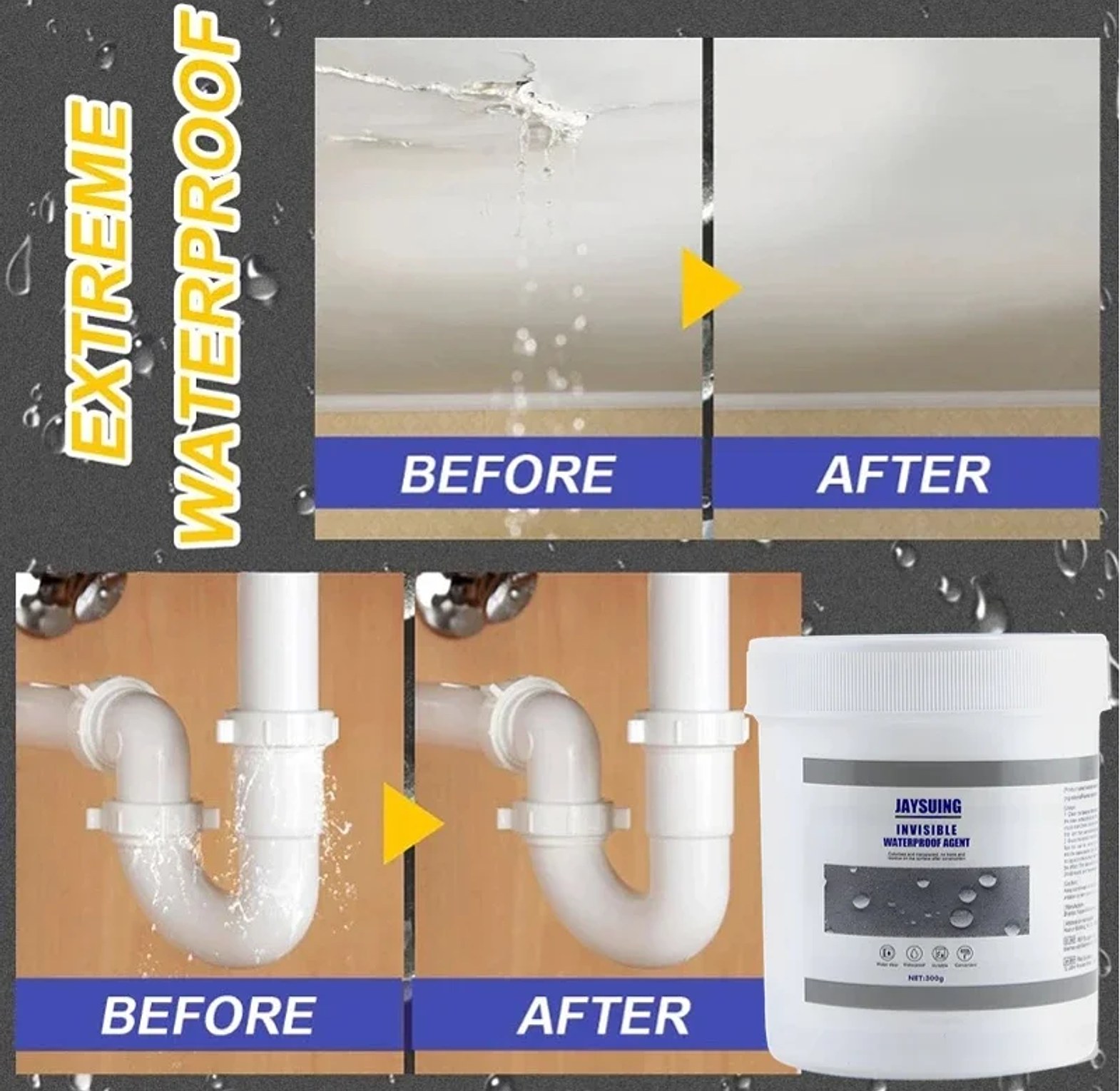 Invisible Waterproof Sealant Glue for Roof Leaks and Walls image