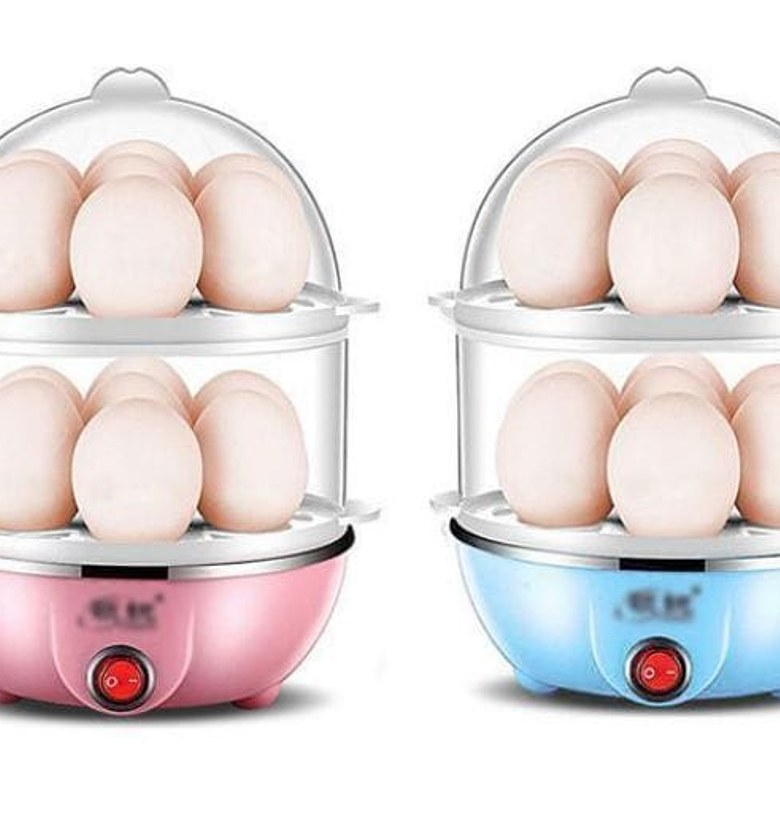 Double‑layer Electric Eggs Boiler Cooker Steamer-14 Slots image