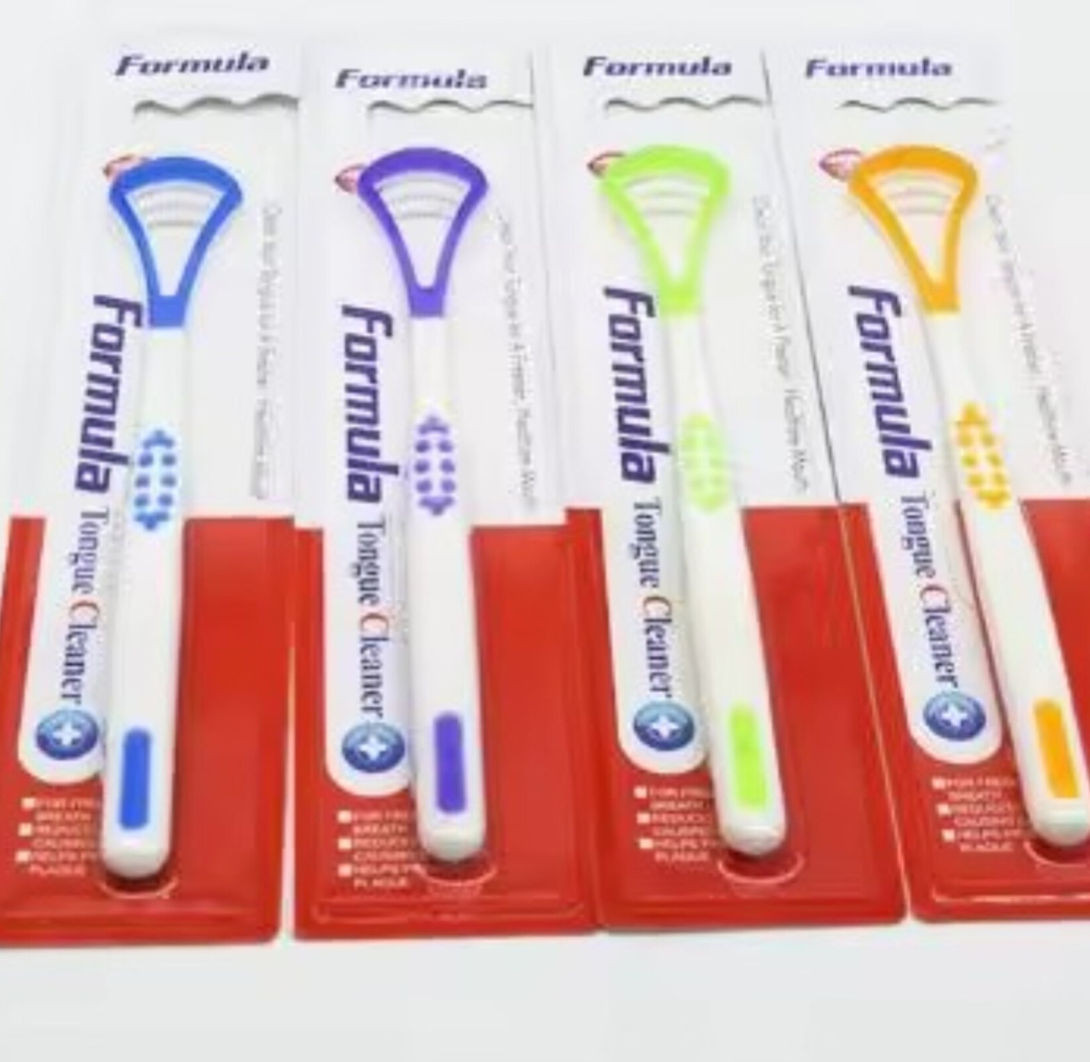 Formula Tongue Cleaner Scraper for Fresh Breath and White Coating Removal image