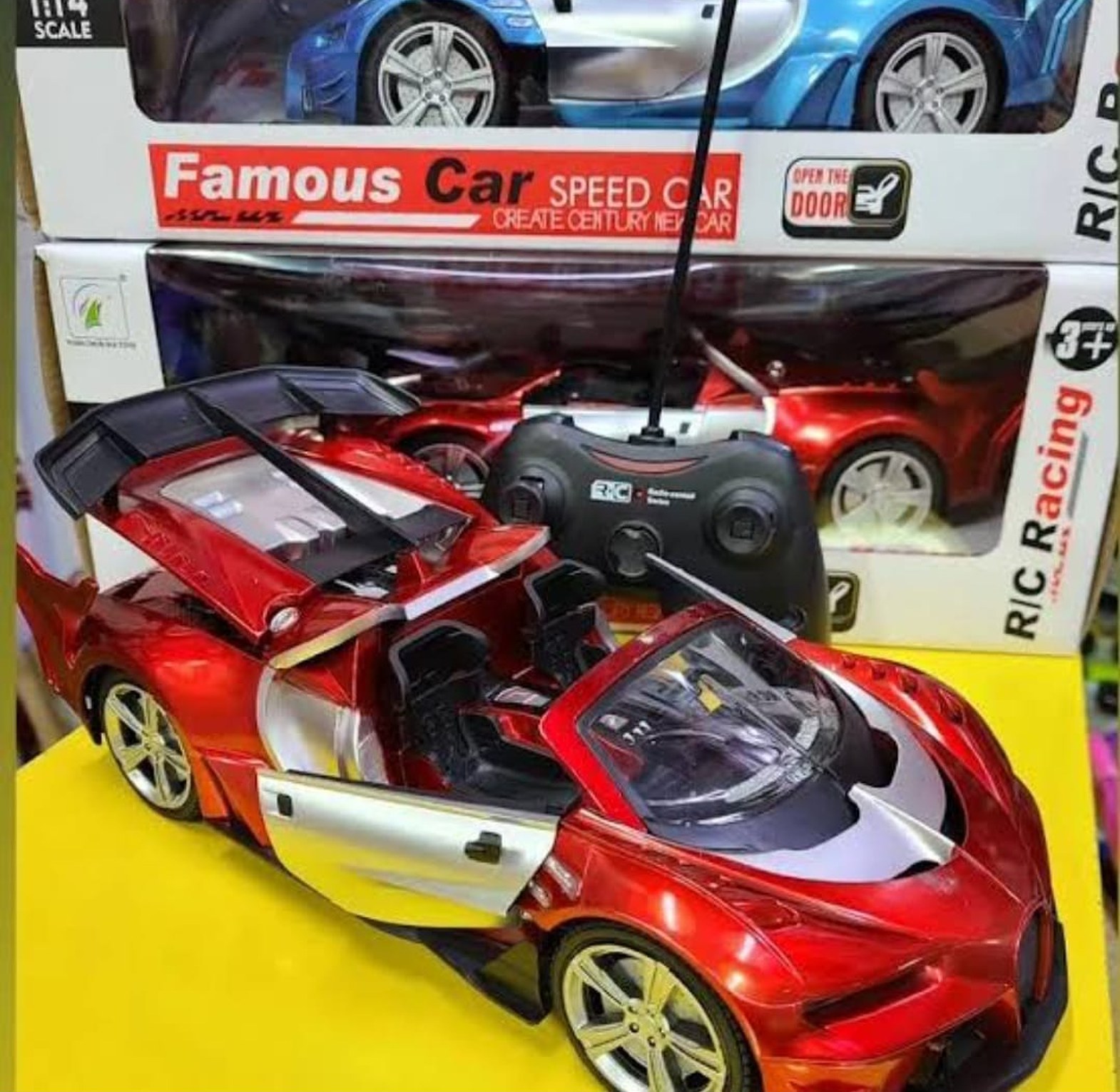 Rechargeable  and remote controlled Bugatti Toy Car image
