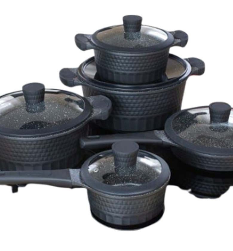 Edenberg EB-9186,  10-piece professional-grade cookware set. image