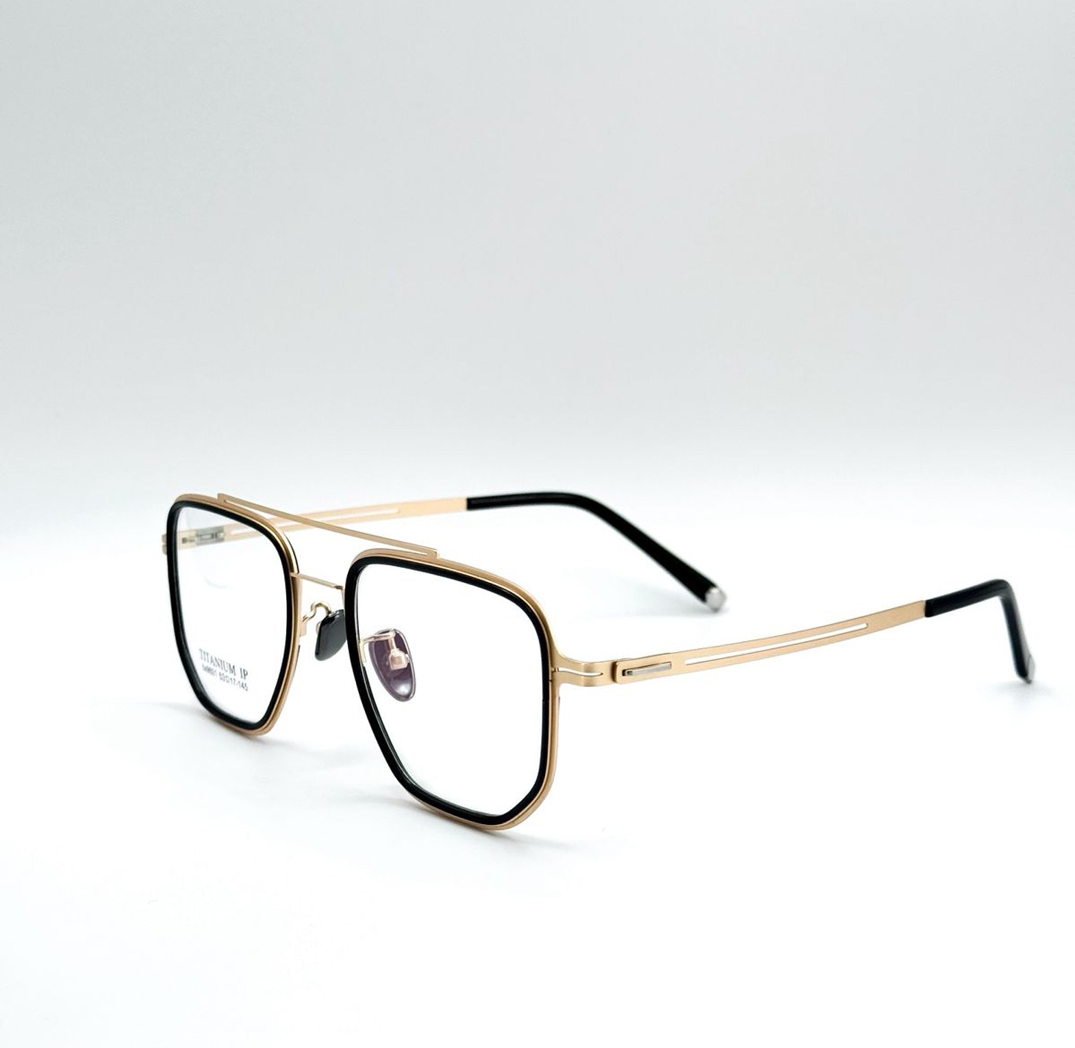 Aero-Titanium Gold Aviator Sunglasses image