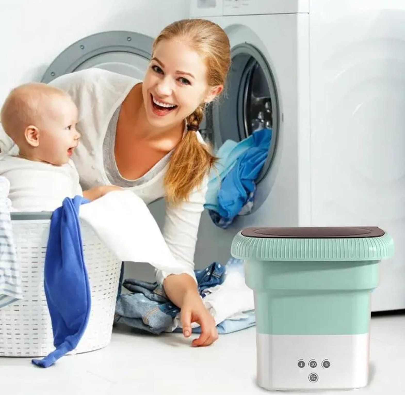 Foldable Washing Machine image