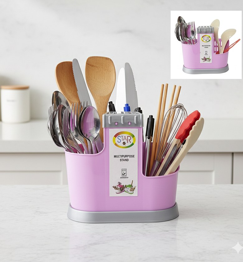 Plastic Cutlery Holder, image