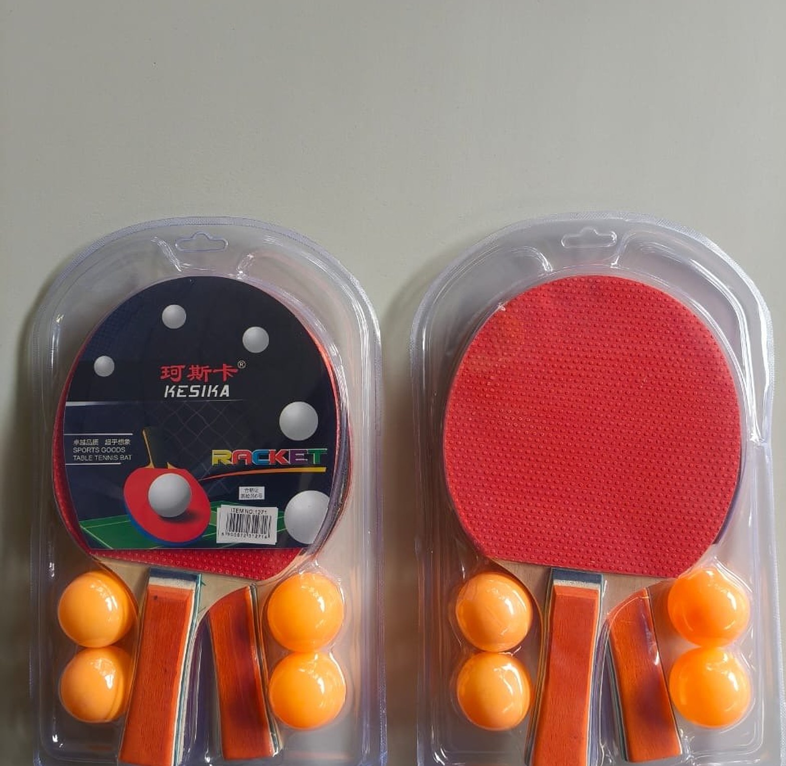 Table Tennis Set 2 Rackets With 4 Balls image