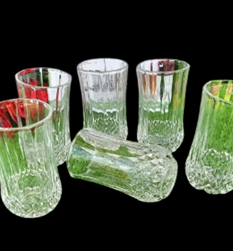 Long Diamond glasses Set 6 Pcs image