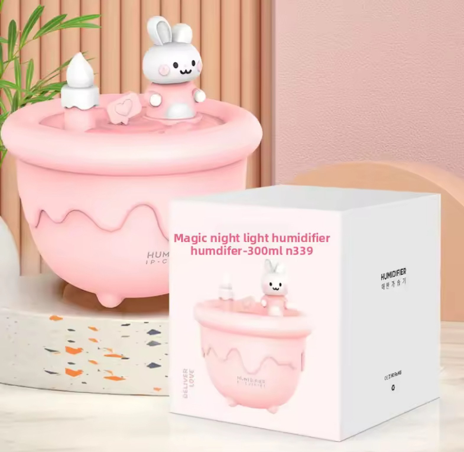 Cute mini portable humidifier  image