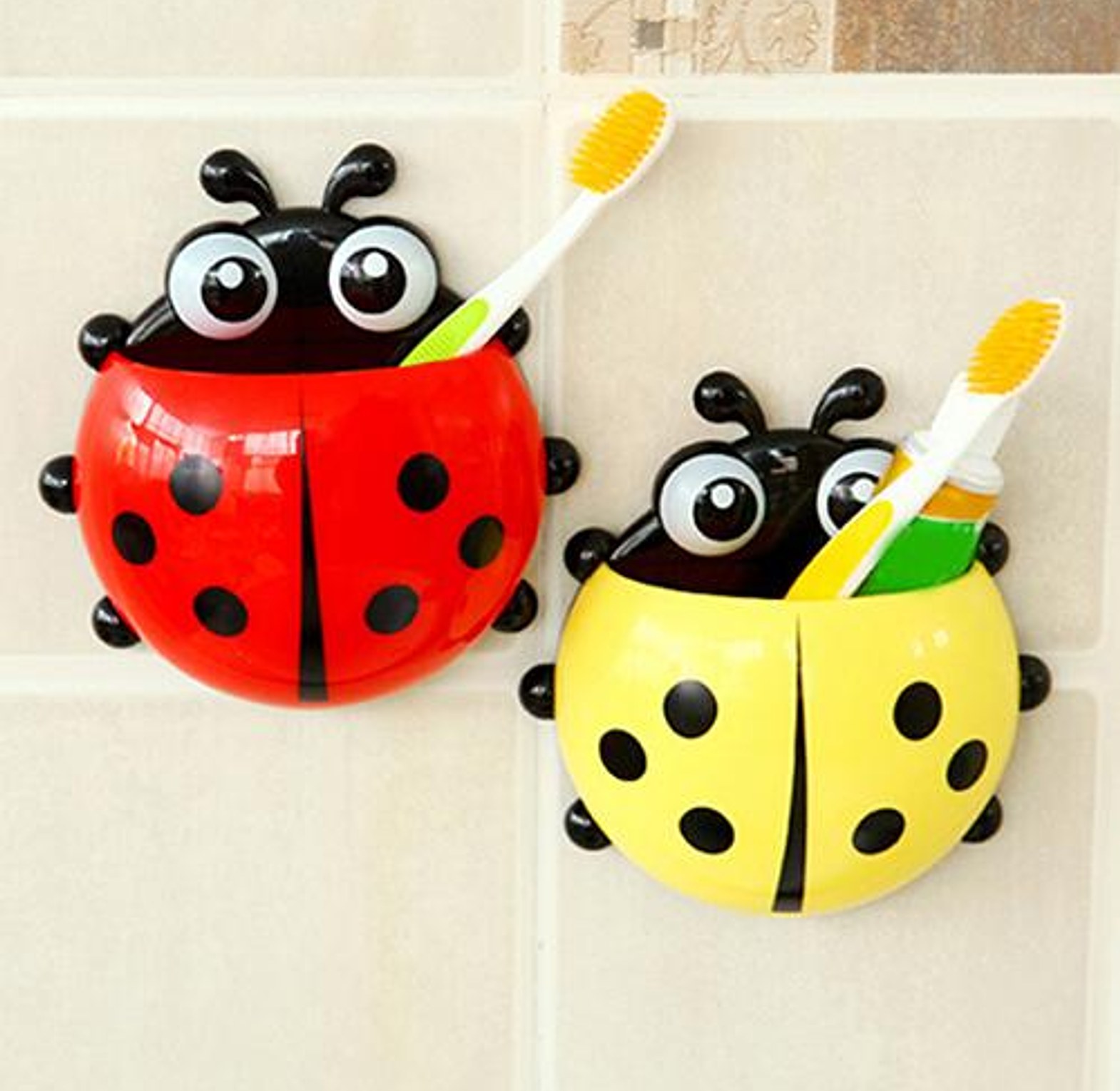 Ladybird Toothbrush and Toothpaste Holder image