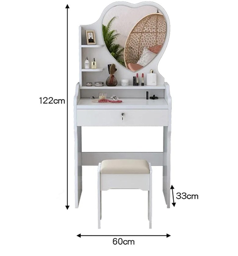Modern Vanity Dressing Table with Stool image