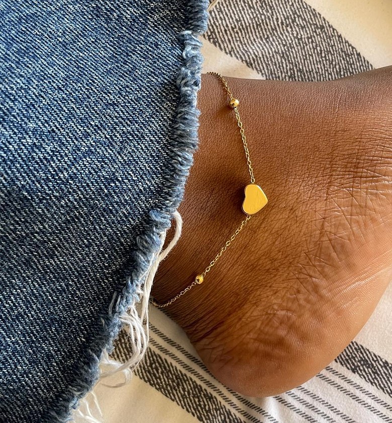 Love Adoration Minimalist Anklet image