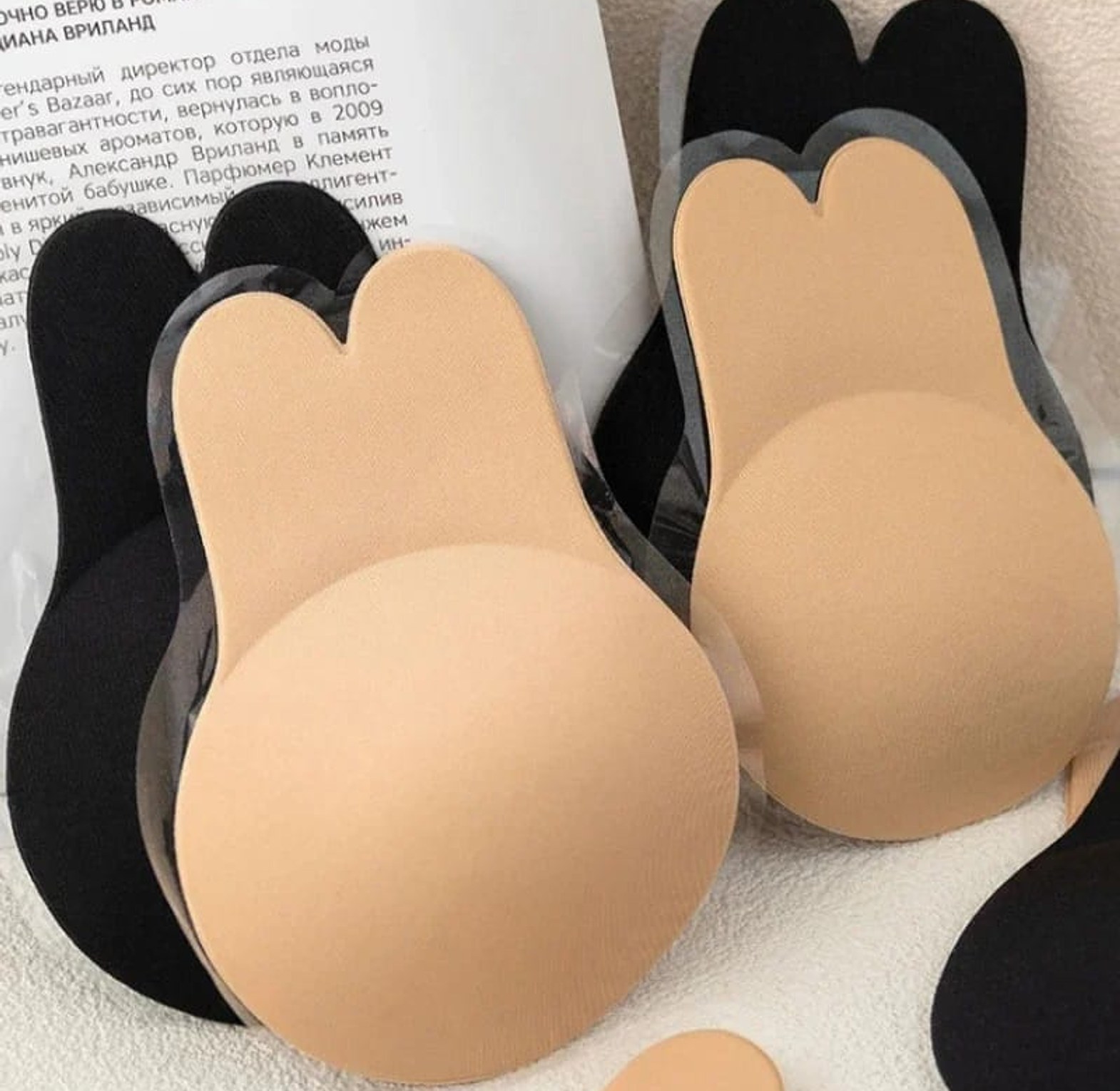 Women push up bras self adhesive  image