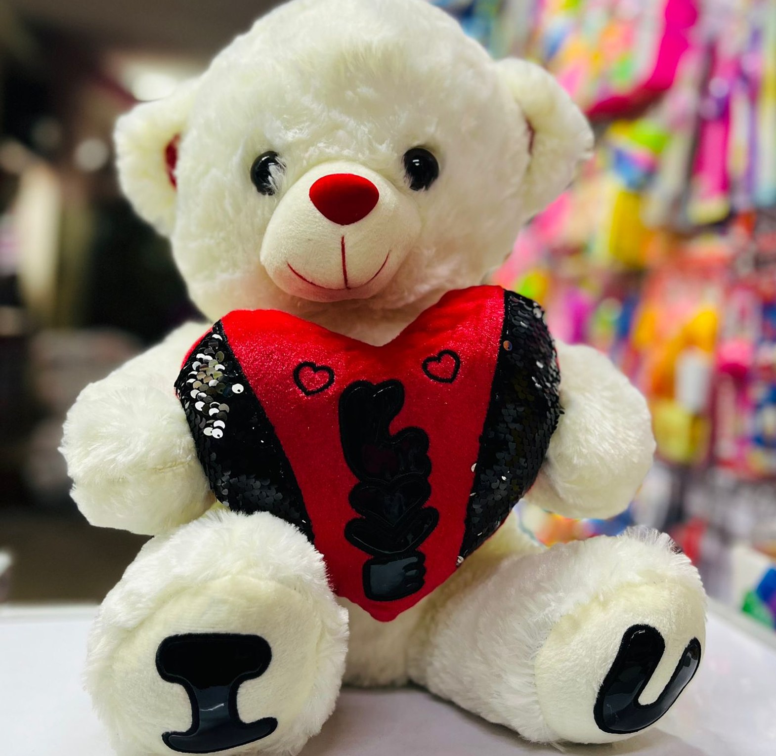 40CM STUFFED PLUSH SOFT TEDDY BEAR DOLL IDEAL  BIRTHDAY/ VALENTINE GIFT image
