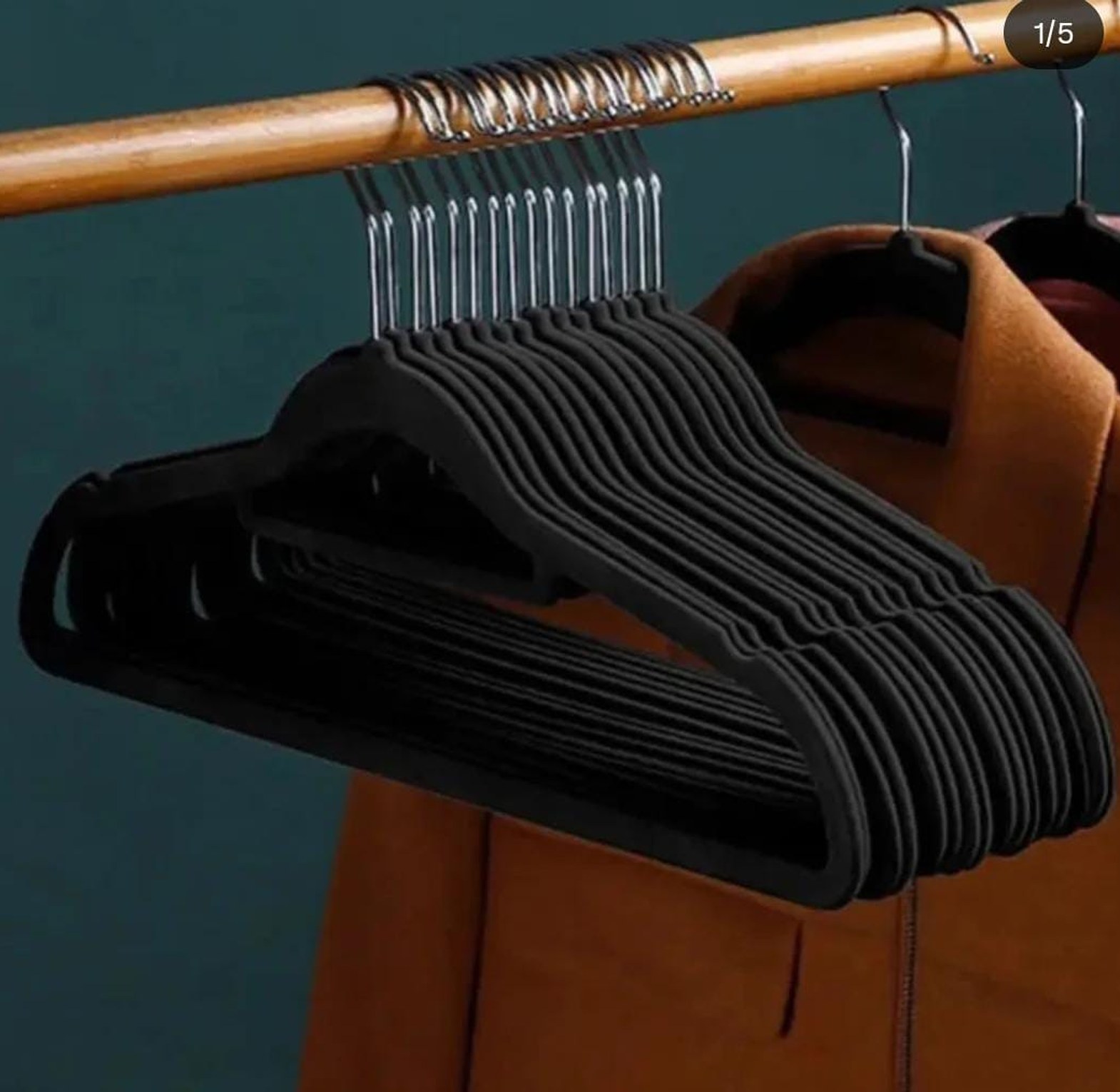 10 pcs Luxury velvet  hangers image